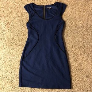 Dark Blue Bodycon Dress